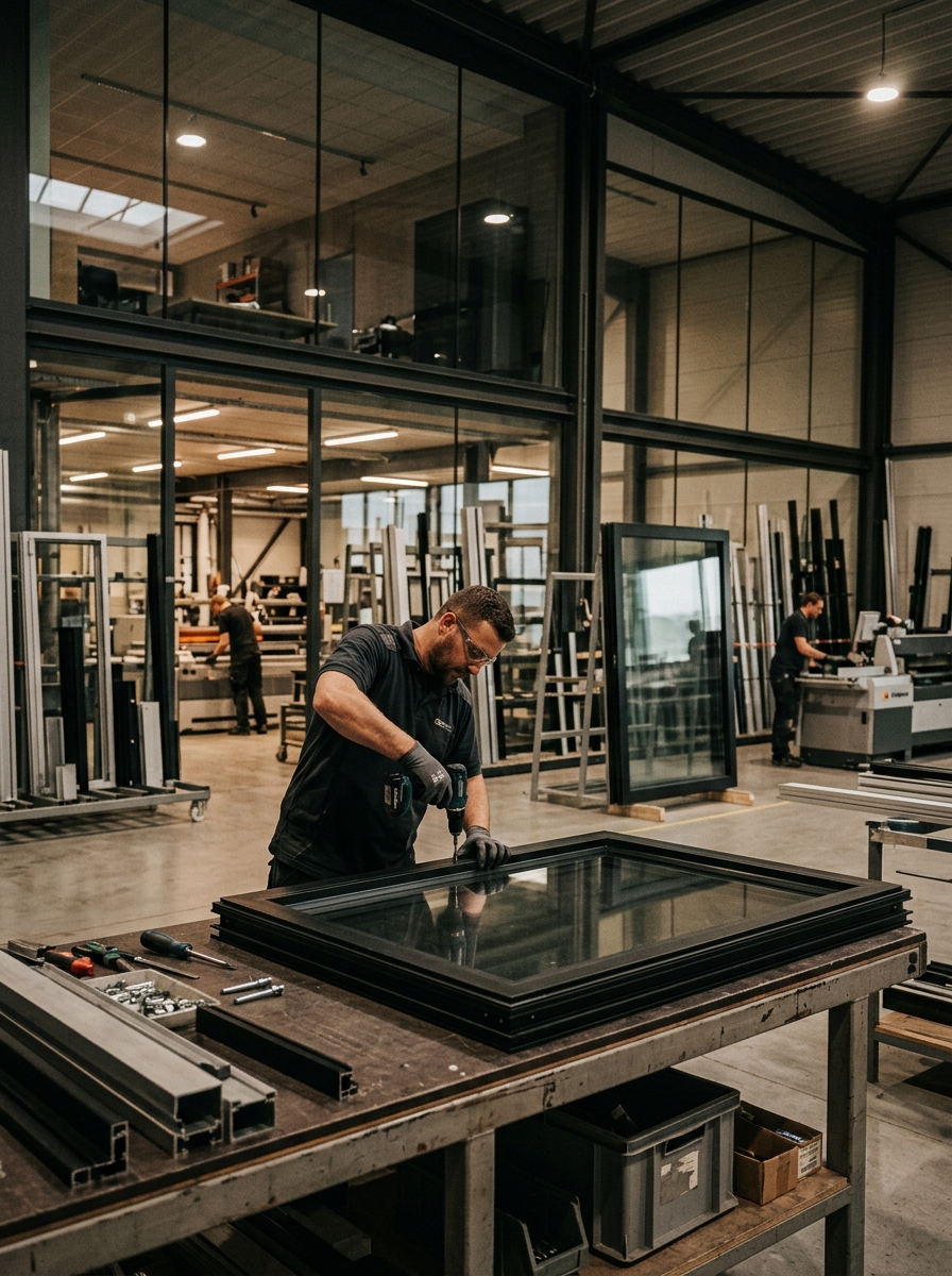 Taller de fabricación Fabri Ventanas Guatemala